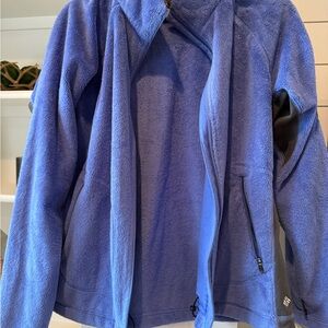 Women's Columbia Blue Fleece Jacket